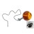 knipperlicht  FS1 o.t. aanschroef (rond plat glas) voor